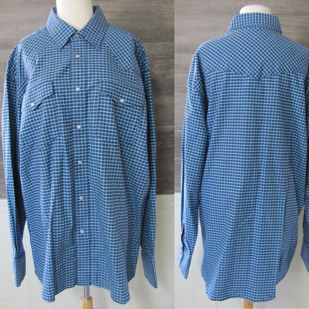ROPER MENS WESTERN RODEO STYLE SHIRT